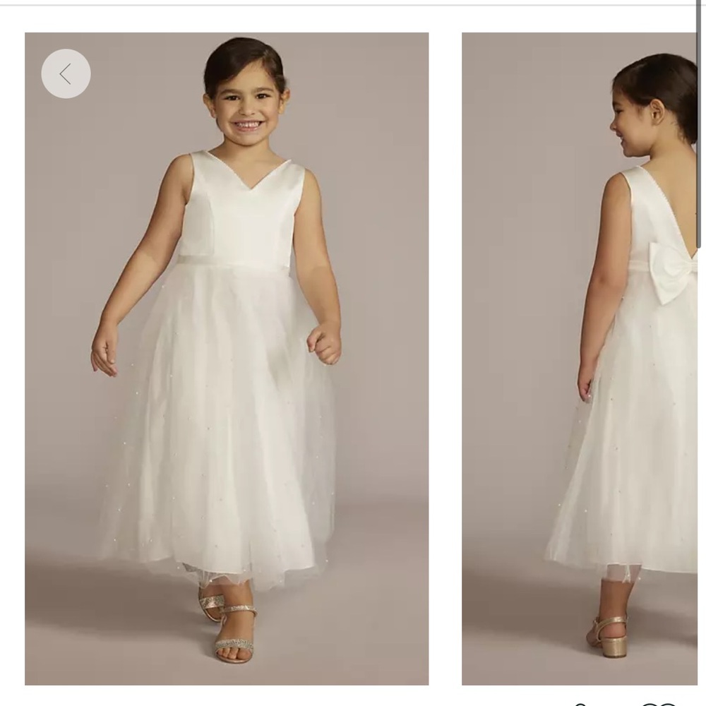 Db studio David’s bridal flower girl dress